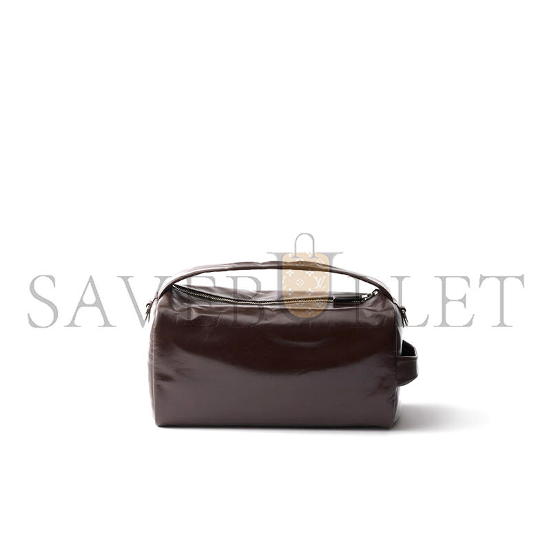 Pra*a leather shoulder bag 2vh194 (33*17*17cm)